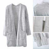 Long Sleeve loose knitting cardigan