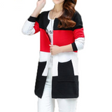 Elegant Women Summer Thin  Knitted Long Cardigans