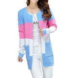Elegant Women Summer Thin  Knitted Long Cardigans