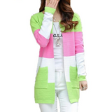 Elegant Women Summer Thin  Knitted Long Cardigans