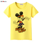 3D cartoon funny T-shirt women