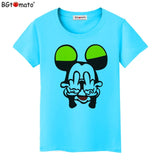 3D cartoon funny T-shirt women