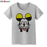 3D cartoon funny T-shirt women