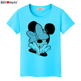 3D cartoon funny T-shirt women