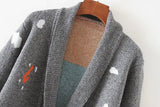 Knitted Loose Long Korean Sweater  cardigans
