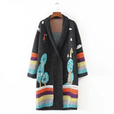 Knitted Loose Long Korean Sweater  cardigans