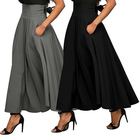Black Long Skirt for Women