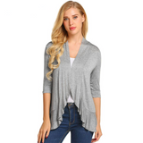 Quarter Sleeves Cardigan women clothing fashion
