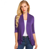 Quarter Sleeves Cardigan women clothing fashion