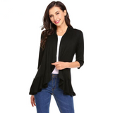 Quarter Sleeves Cardigan women clothing fashion