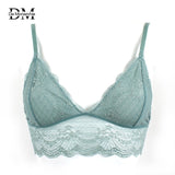 Lingerie Intimate Bra  Crop Top Unlined Soft Bras Translucent