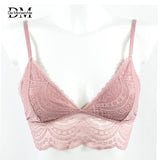Lingerie Intimate Bra  Crop Top Unlined Soft Bras Translucent