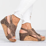 brown women sandals