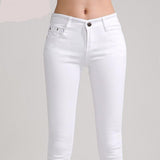 each color slim waist elastic pants