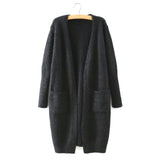 Black Sleeved Loose Casual Sweater