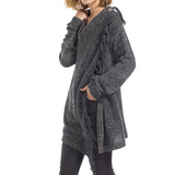 Simenual Criss Cross Knitted Cardigan for women