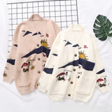 Women's   Sweaters Embroidery Knit Cardigans