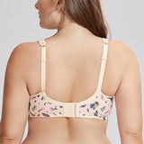 Women's  Full Figure Underwire Lightly Lined Printed Floral Smooth bras
