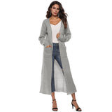 Vintage Loose Long Knitted Sweaters Cardigan