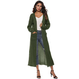 Vintage Loose Long Knitted Sweaters Cardigan
