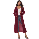 Vintage Loose Long Knitted Sweaters Cardigan