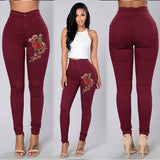 Pencil Pants Female every color &flower printed