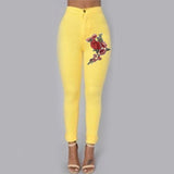 Pencil Pants Female every color &flower printed