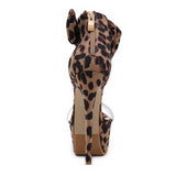 2019 New Design Leopard Women Sandals