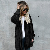 woman pocket cardigan