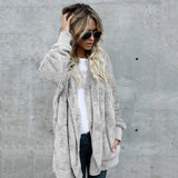 woman pocket cardigan