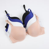 Seamless Push Up Bra Sexy Front Button Closure Bra Underwear Buckle Female Small Chest Underwire Bra