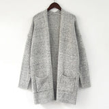 Long Sleeved Knit Twist Cardigans