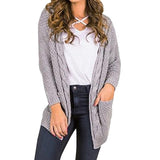 Long Sleeved Knit Twist Cardigans