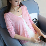 special price, thin knitted sweater, women's cardigan