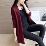 New 2019 Spring Women Fashion Cardigan Sweaters Female Winter Poncho Jackets Plus Size Loose Coat vestidos Knitted Cardigans