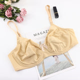 Women Underwire Plus Size Bras Full Coverage Non padded Brassiere