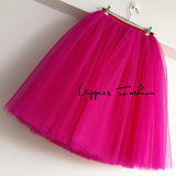 High Waist Tulle Skater Skirt r