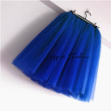 High Waist Tulle Skater Skirt r