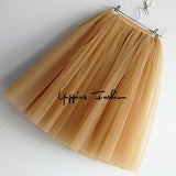 High Waist Tulle Skater Skirt r