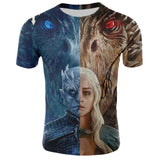 2019 Spring Autumn Game of Thrones figure tshirt