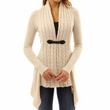 Long Irregular Cardigans Sweater  Knitted