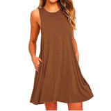 Short Sleeve Knee-length Casual Women's Dress