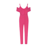 Sleeveless Zipper Long Jumpsuits