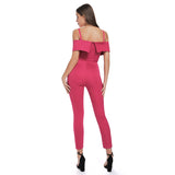 Sleeveless Zipper Long Jumpsuits