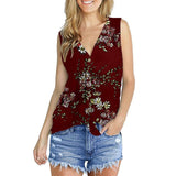 V-Neck Sleeveless T-Shirt