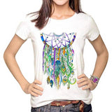 Horse Printing Oil Paintin Women Tshirt