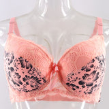 Lace Print Push Up Lingerie  Black White bras