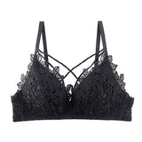 Lace Floral Embroidery Bralette  Lingerie Comfort Seamless Adjusted Bras For Women